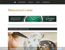 Tablet Screenshot of orologidiclasse.com